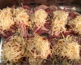 Baconnel, őszibarackkal rakott csirke recept fázis 4 fotója