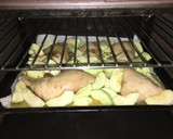 Foto del paso 3 de la receta: Pollo al horno con manzanas 