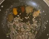 A picture of step 3 of Masala Oats.