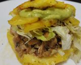 Foto del paso 7 de la receta: Arepa🫓de Pollo🍗hawaiana🥯🍍🥑