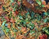 Foto langkah ke 6 dari resep Tempe Penyet Daun Kemangi.