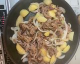 Foto langkah ke 4 dari resep Korean tumis daging sapi Dan kentang.