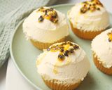 A picture of step 16 of Lemon Cupcakes with Passion Fruit Mascarpone Icing.