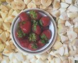 A picture of step 1 of Yummy Fruit Chaat 🍓🍌🍎🍊🍐🍏.