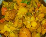 পাঁচমিশালী সবজি (Panchmishali sabji recipe in Bengali) রেসিপি ধাপ - 3 ছবি