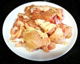 Foto del paso 1 de la receta: Arroz Bomba caldoso con pollo y mini champiñones