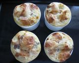A picture of step 4 of Croissant Pudding.