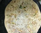 Moong sprouts Paratha recipe step 6 photo
