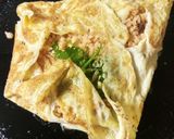 A picture of step 5 of Egg wrapped fried rice | omurice rice/Omelette rice.