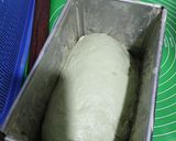 Foto langkah ke 8 dari resep Roti Tawar Pandan Pisang (sourdough).