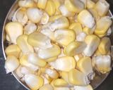 A picture of step 1 of Sweet corn cheela.