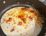 A picture of step 3 of Nuna's Creamy Tomato Pasta.