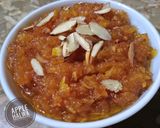 A picture of step 3 of Apple halwa.