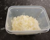 A picture of step 1 of McPhee's Coconut and Bell Pepper King Prawn Curry.