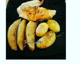 Foto langkah ke 5 dari resep Ayam panggang sukun & kentang.