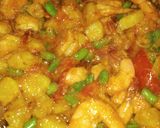 Foto langkah ke 4 dari resep Balado Udang Kentang.