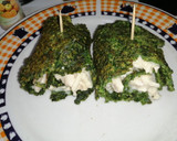 Foto del paso 9 de la receta: Panqueques de espinacas con pollo y salsa de queso