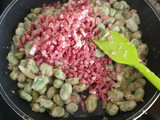 Habas finas con jamón (otra)