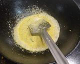 A picture of step 3 of Begun (Baingan) Basanti - My first bengali side dish for lunch of 2026.