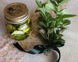 Foto del passaggio 4 della ricetta Rondelle di zucchine crude marinate, servite e conservate 🌿🌞