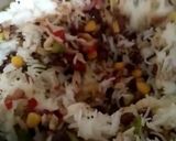 A picture of step 12 of Mexican Platter-Tangy Rajma Curry and Mexican Rice.