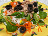Ensalada de arroz con atún