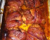 A picture of step 5 of Brown sugar bacon garlic chicken.
