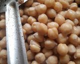 A picture of step 13 of Shahi Chana Masala biryani.