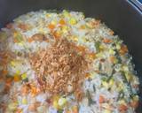 Cara Membuat Butter Rice Vegetables Magic Com with Smoke Chicken 7