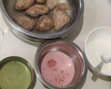 तीन कलर तीन स्वाद वाले रागी मिलेट उड़द दाल के दही बड़े रेसिपी चरण 4 फोटो