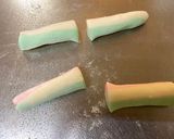 A picture of step 4 of Kawaii Colorful Gyoza Dumplings.