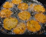 A picture of step 2 of Sesame corn vada.