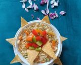 A picture of step 2 of Veggie Doritos Rice Bowl.