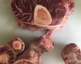 A picture of step 1 of Beef Soup (Caldo de Res or Cocido Norteño).