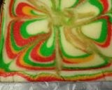 Gambar langkah 4 resipi Kek kukus ubi kayu.