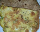 A picture of step 4 of Green chili Omelette.