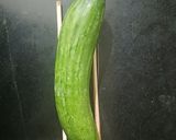 A picture of step 1 of Korean Style cucumber.