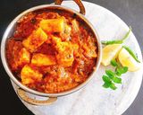 A picture of step 6 of Methi Masala Paneer.