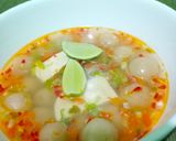 Foto langkah ke 5 dari resep Cilok kuah sambal goang🌶.