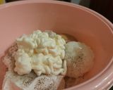 Rántott csirkemáj majonézes burgonyasalátával recept fázis 5 fotója