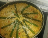 Foto del paso 6 de la receta: Risotto de ciervo, calamares,y espárragos verdes