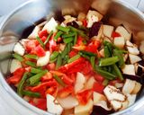 A picture of step 1 of Winter special healthy masaledar Kathiyawadi undhiyu.