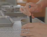 A picture of step 12 of Creme Caramel Custard.