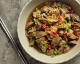 Foto langkah ke 5 dari resep Tumis Jamur Bakso saus Tiram.