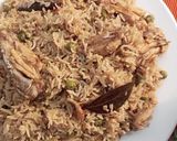 A picture of step 6 of Peas and Wings Rice 🤤🍛.