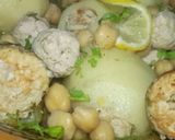 صورة لخطوة 4 من وصفة دولمة كوسا (جريوات) والبطاطا بالدجاج 😋
