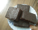 A picture of step 6 of Simple Cocoa Brownies.