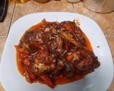 Foto langkah ke 5 dari resep Ayam Pedas Manis.
