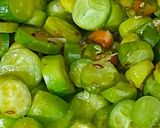 A picture of step 2 of Ivy Gourd Sabzi.
