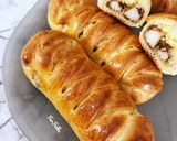 صورة لخطوة 16 من وصفة فطائر ضفائر الدجاج 🍗🥖